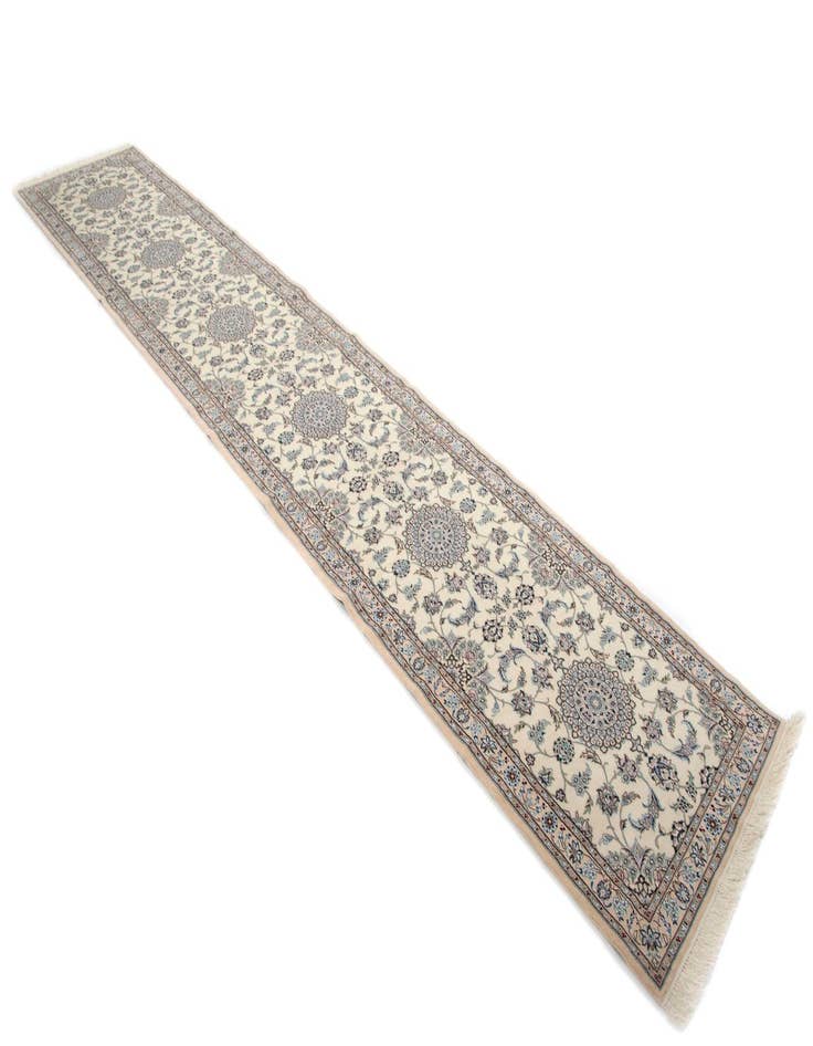 Detail image of 3' 3 x 18' 7 Nain Wool Runner Rug