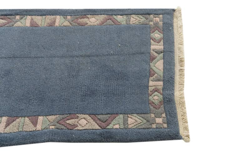 Detail image of 2' 1 x 3' 10 Hand Knotted Nepal Wool Runner Rug