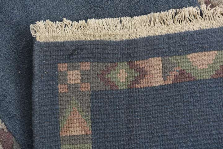 2' 1 x 3' 10 Hand Knotted Nepal Wool Runner Rug