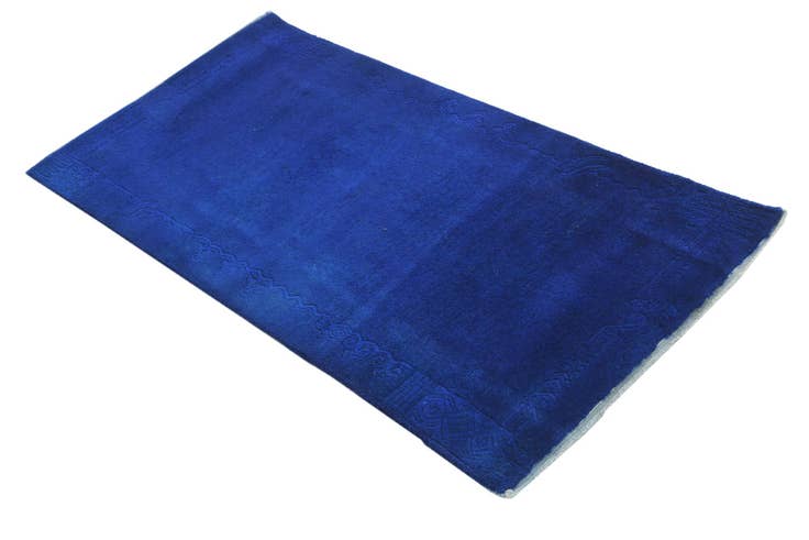 Detail image of 2' 3 x 4' 6 Hand Knotted Nepal Wool Runner Rug