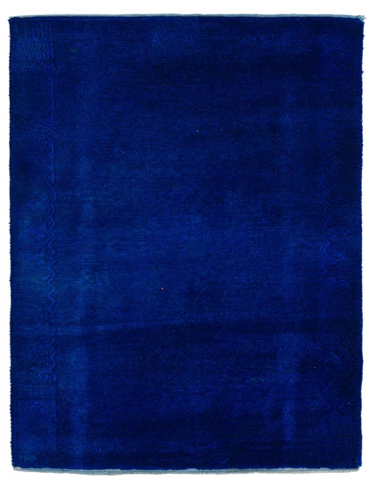Detail image of 2' 3 x 4' 6 Hand Knotted Nepal Wool Runner Rug