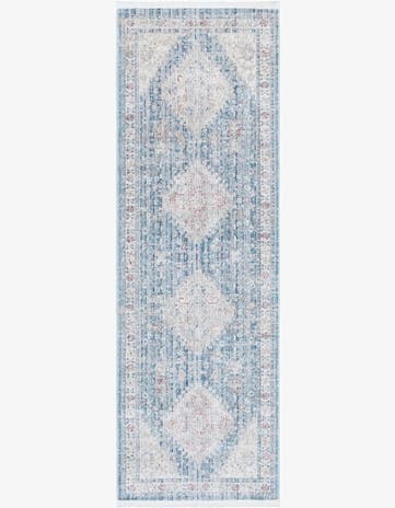 Blue Noble Runner Rug