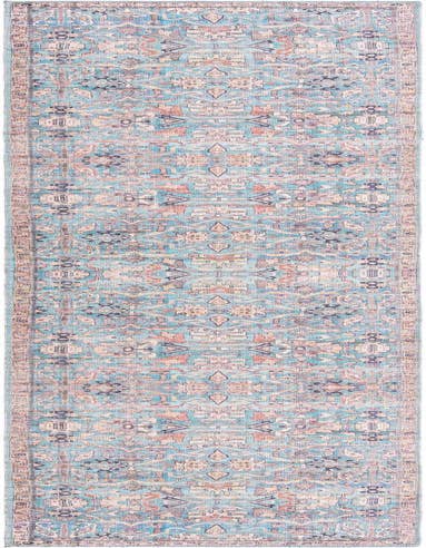 Detail image of 2' 7 x 14' Washable Nostalgia Runner Rug