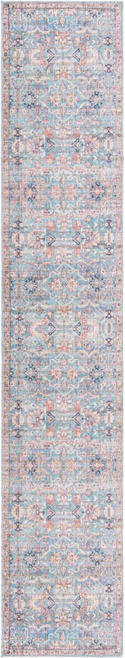 Detail image of 2' 7 x 14' Washable Nostalgia Runner Rug