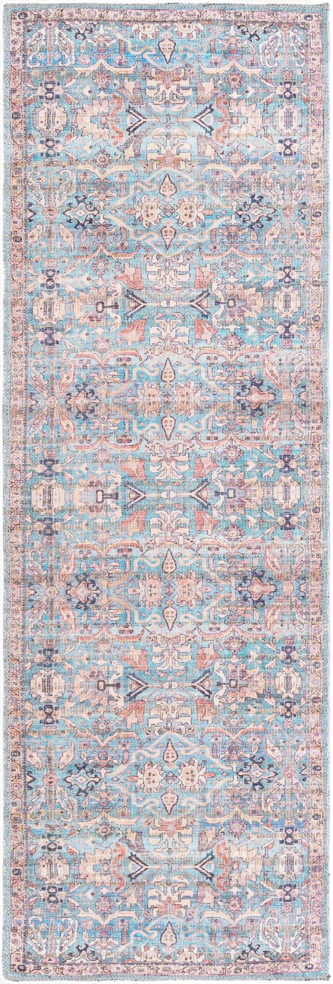 Primary image  2' x 6'  Washable Nostalgia Runner Rug