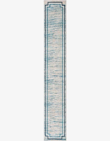 Blue Oasis Runner Rug