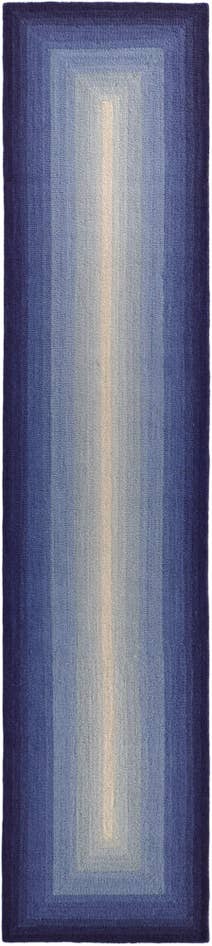 Detail image of 2' 7 x 12' Ombre Wool Runner Rug