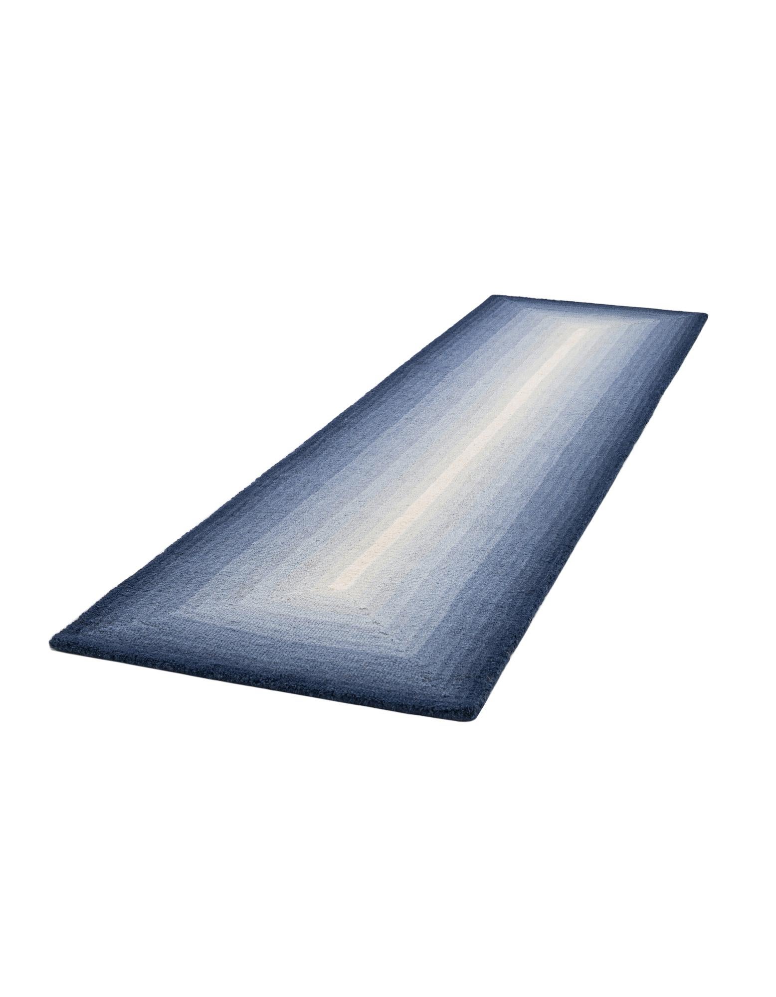 2' x 8' Ombre Wool Runner Rug