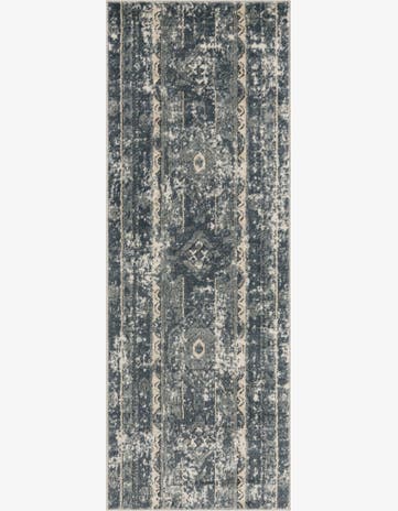 Blue Oregon Runner Rug