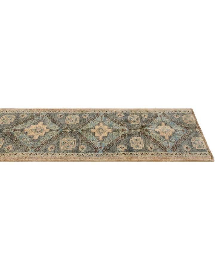 1' 9 x 11' 10 Hand Knotted Oushak Wool Runner Rug