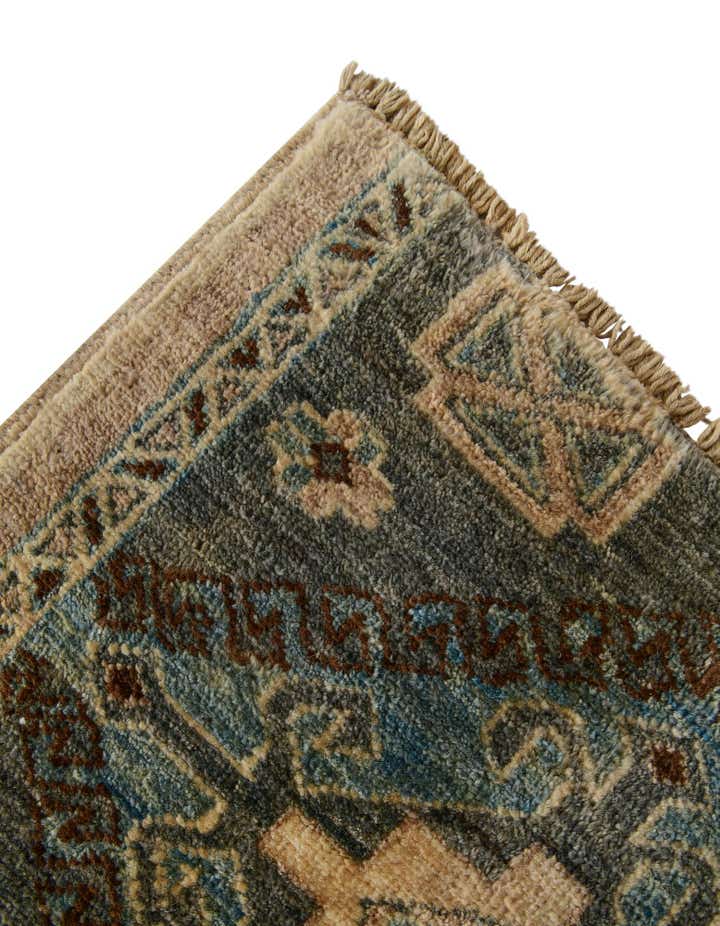 1' 9 x 11' 10 Hand Knotted Oushak Wool Runner Rug