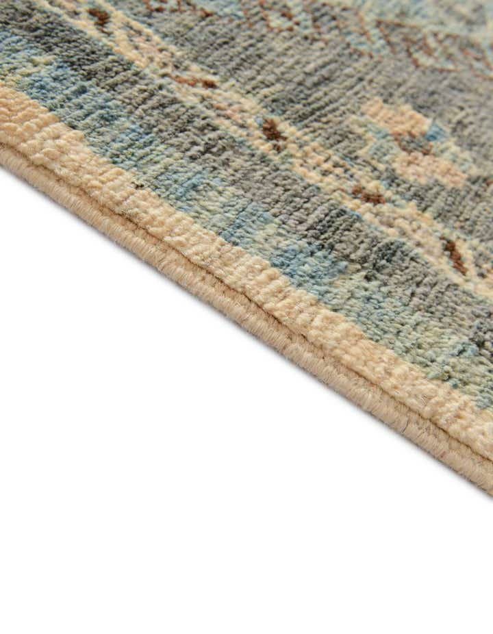 2' 2 x 11' 9 Hand Knotted Oushak Wool Runner Rug