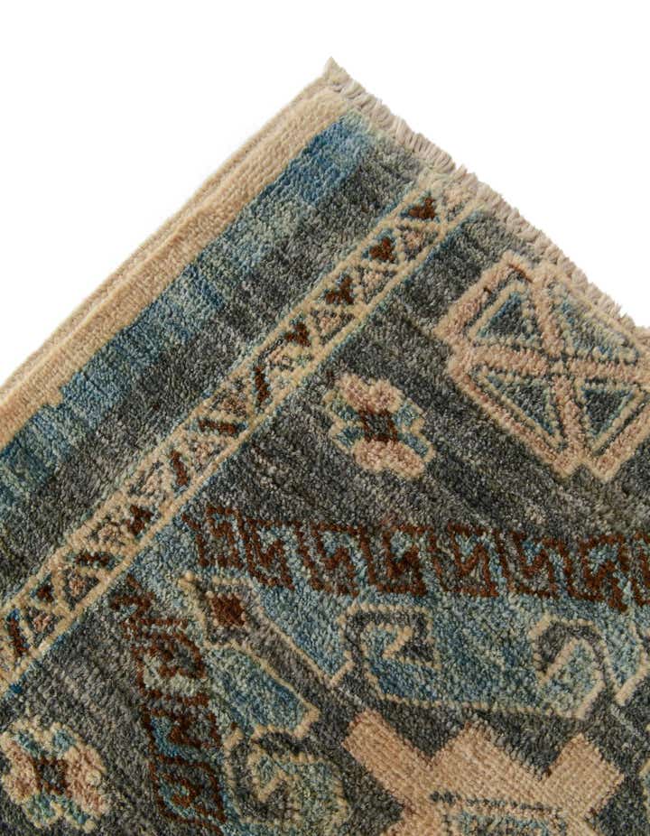 2' 2 x 11' 9 Hand Knotted Oushak Wool Runner Rug