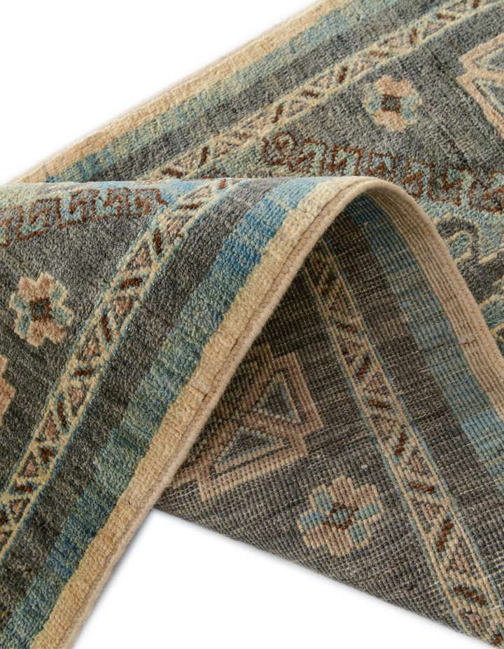 2' 2 x 11' 9 Hand Knotted Oushak Wool Runner Rug