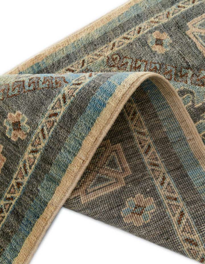 2' 2 x 11' 9 Hand Knotted Oushak Wool Runner Rug