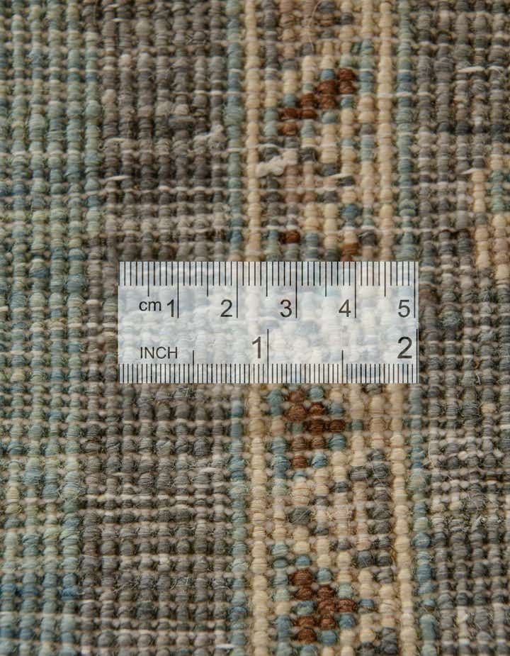 2' 2 x 11' 9 Hand Knotted Oushak Wool Runner Rug