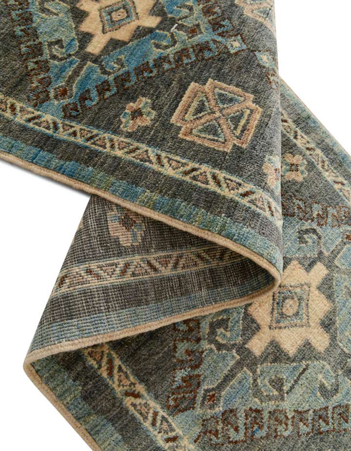 2' x 11' 10 Hand Knotted Oushak Wool Runner Rug