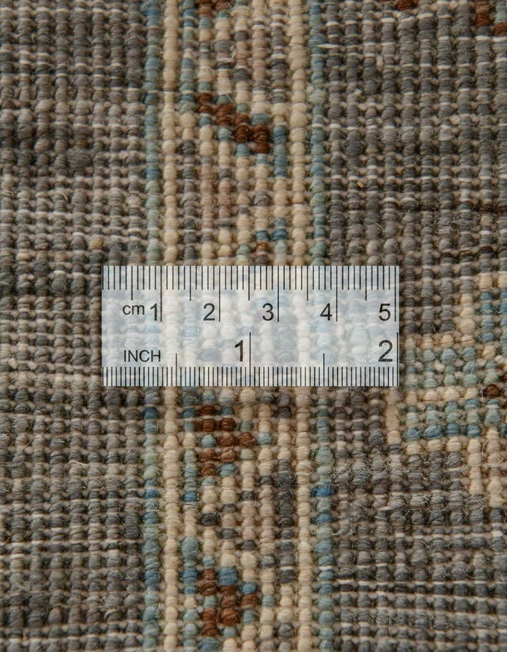 Detail image of 2' x 11' 10 Hand Knotted Oushak Wool Runner Rug