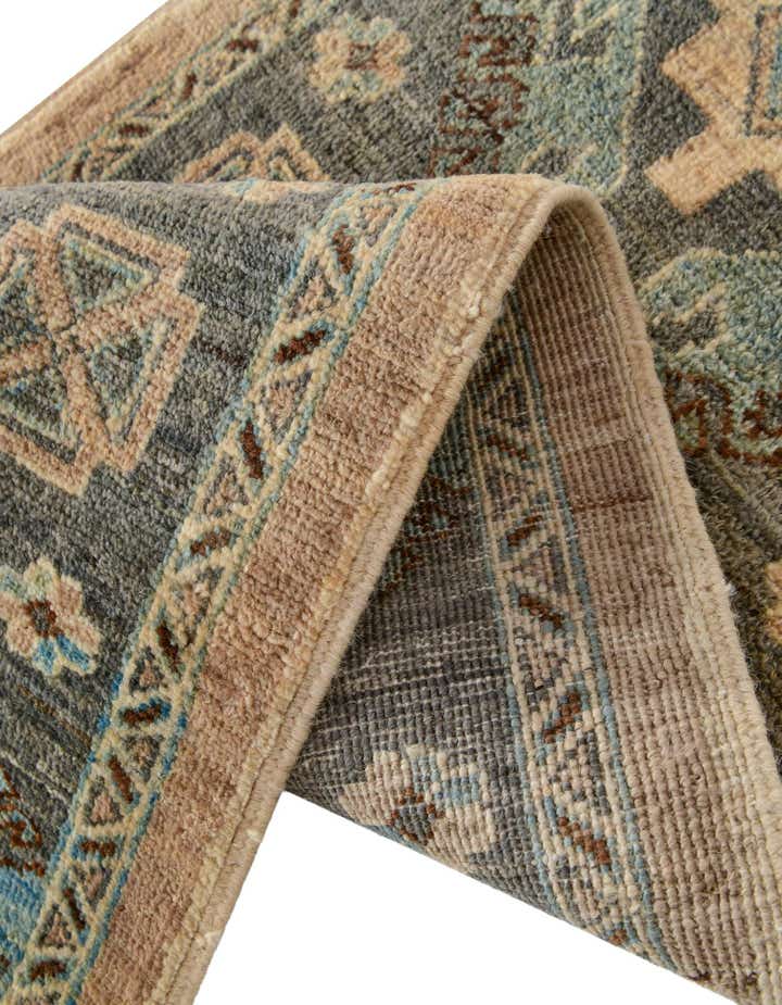 1' 10 x 11' 10 Hand Knotted Oushak Wool Runner Rug