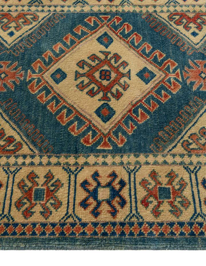 2' 10 x 9' 9 Hand Knotted Oushak Wool Runner Rug