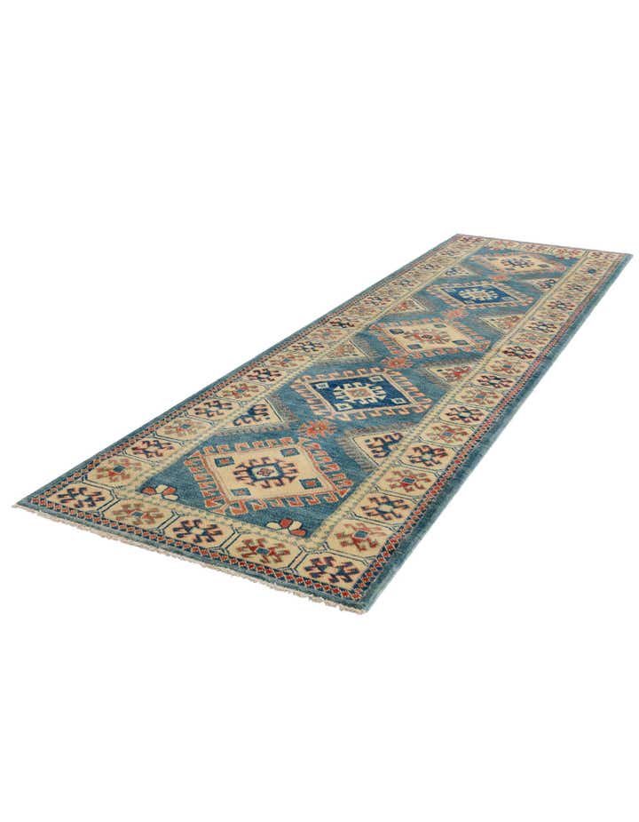 2' 10 x 9' 9 Hand Knotted Oushak Wool Runner Rug