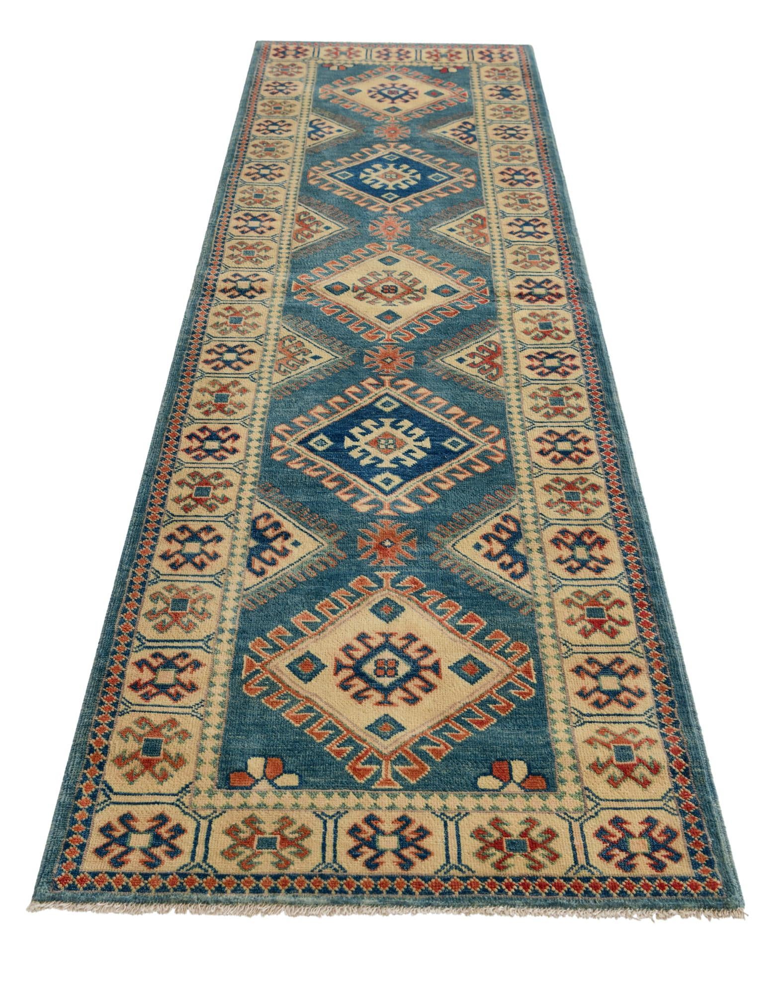 2' 10 x 9' 9 Hand Knotted Oushak Wool Runner Rug