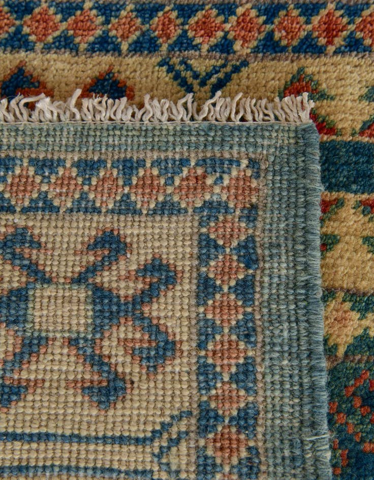 Detail image of 2' 10 x 9' 9  Hand Knotted Oushak Wool Runner Rug