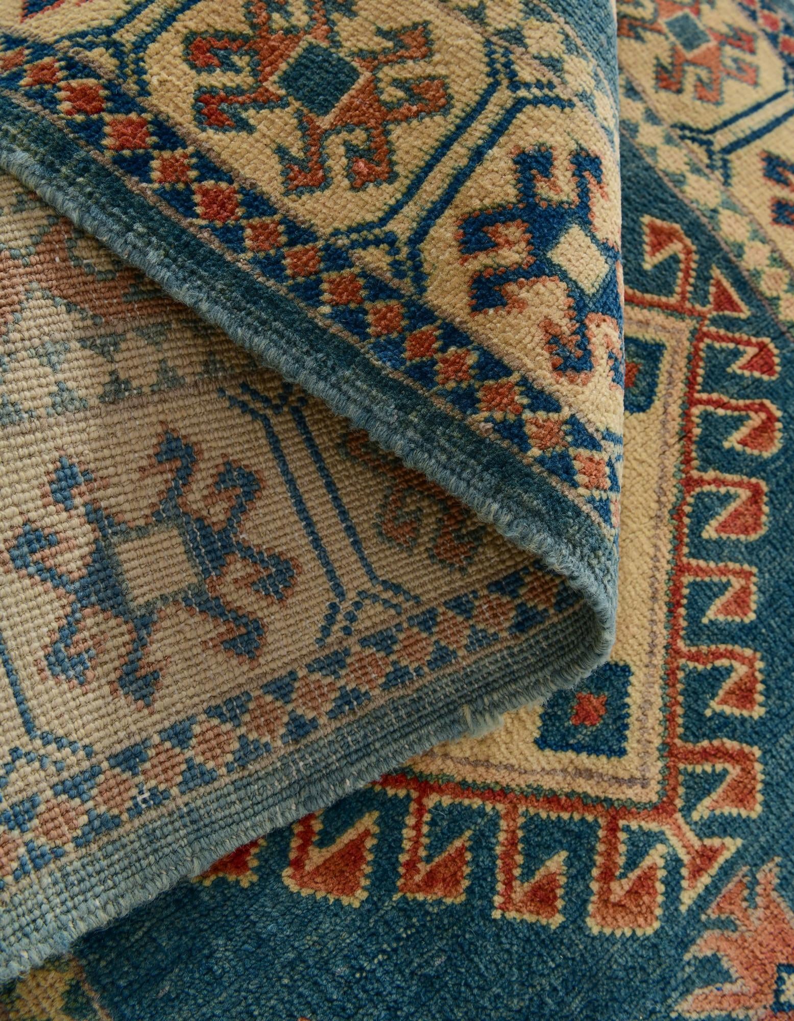 2' 10 x 9' 9 Hand Knotted Oushak Wool Runner Rug