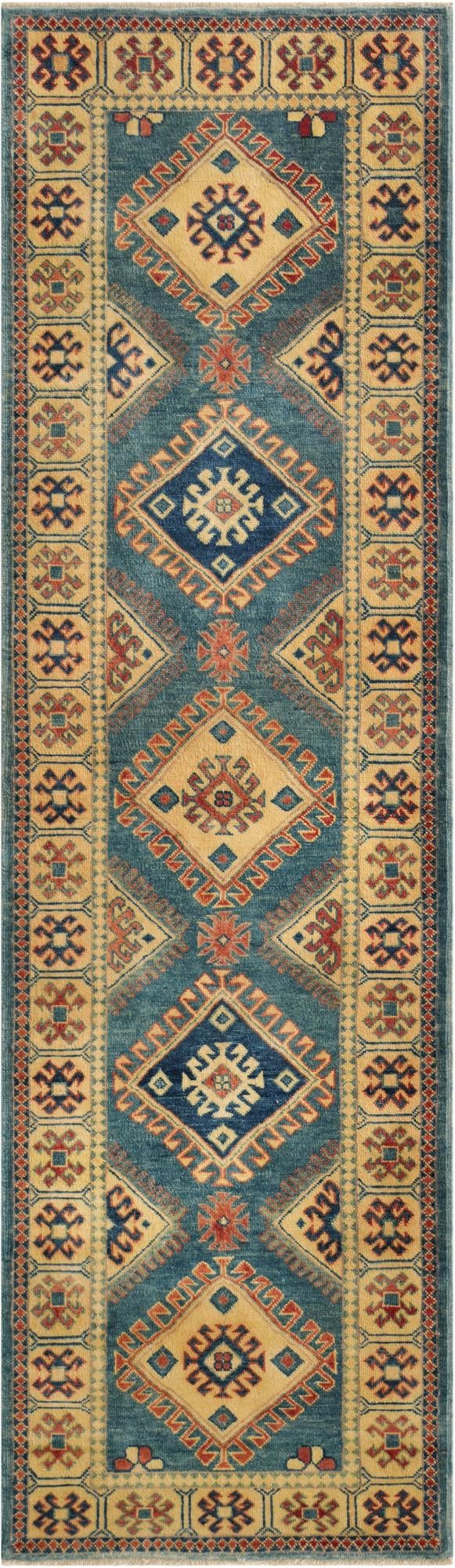 2' 10 x 9' 9  Hand Knotted Oushak Wool Runner Rug