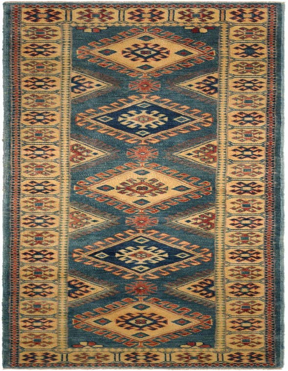 Detail image of 2' 10 x 9' 9 Hand Knotted Oushak Wool Runner Rug