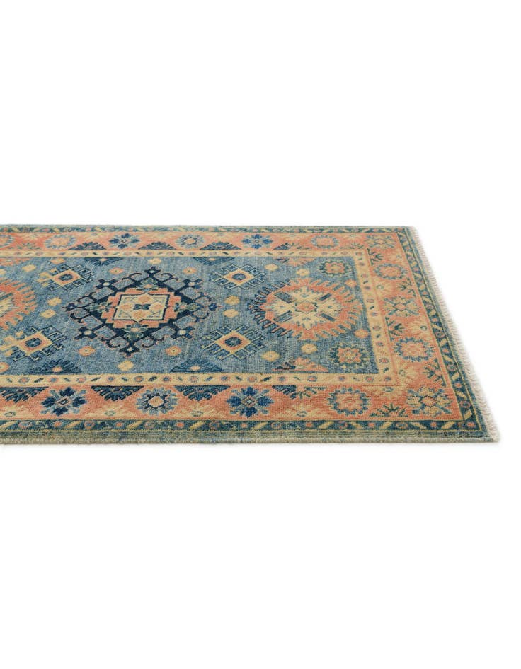 Detail image of 2' 9 x 6' 4  Hand Knotted Oushak Wool Runner Rug