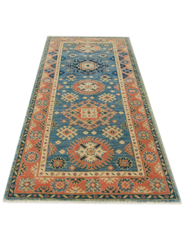 Detail image of 2' 9 x 6' 4  Hand Knotted Oushak Wool Runner Rug