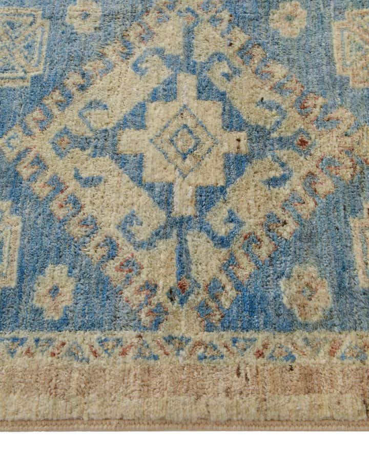 1' 11 x 11' 8 Hand Knotted Oushak Wool Runner Rug