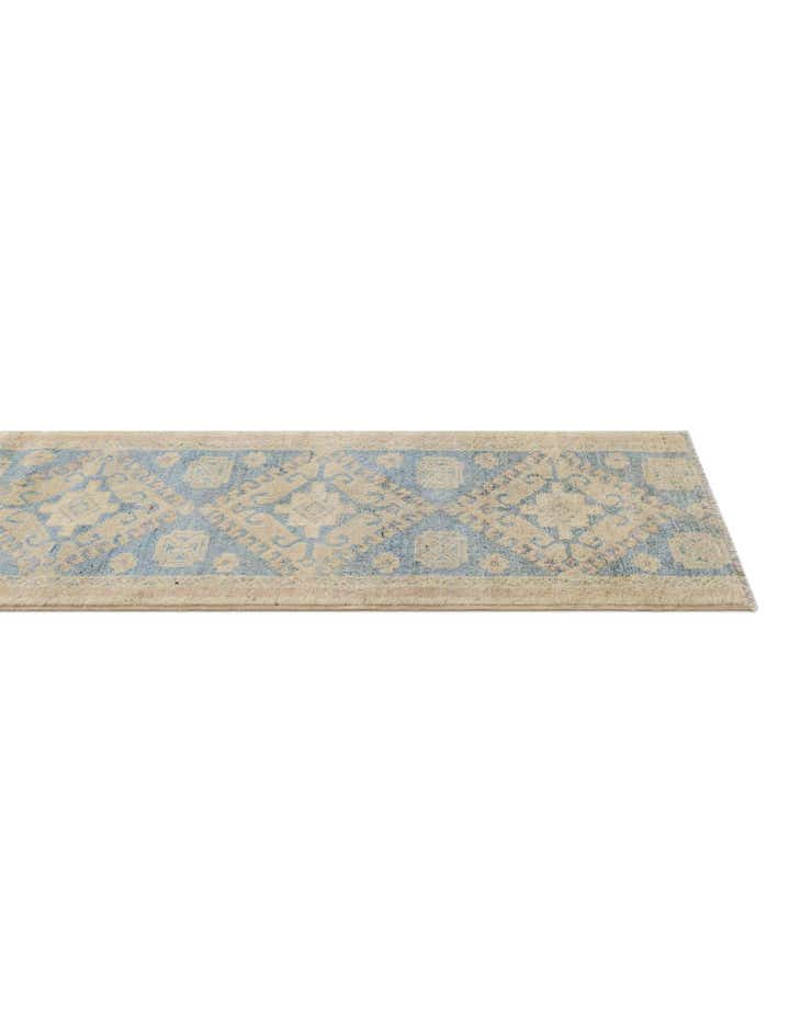 1' 11 x 11' 8 Hand Knotted Oushak Wool Runner Rug