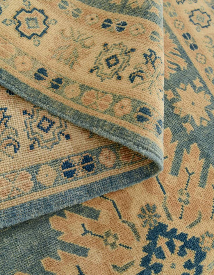 Detail image of 3' 3 x 11' 9  Hand Knotted Oushak Wool Runner Rug