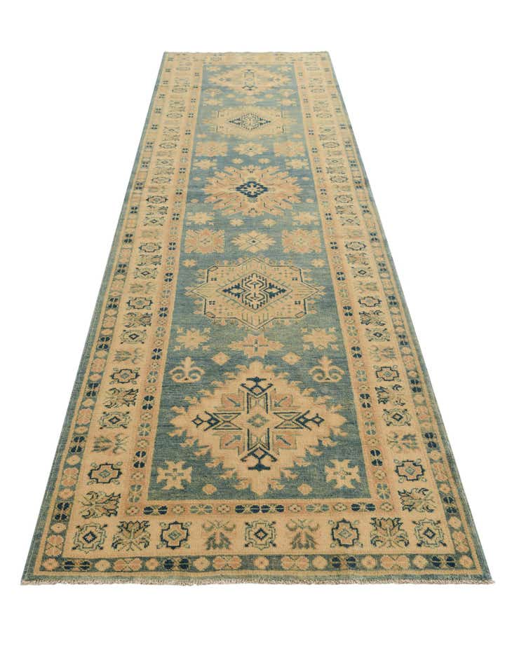 3' 3 x 11' 9 Hand Knotted Oushak Wool Runner Rug