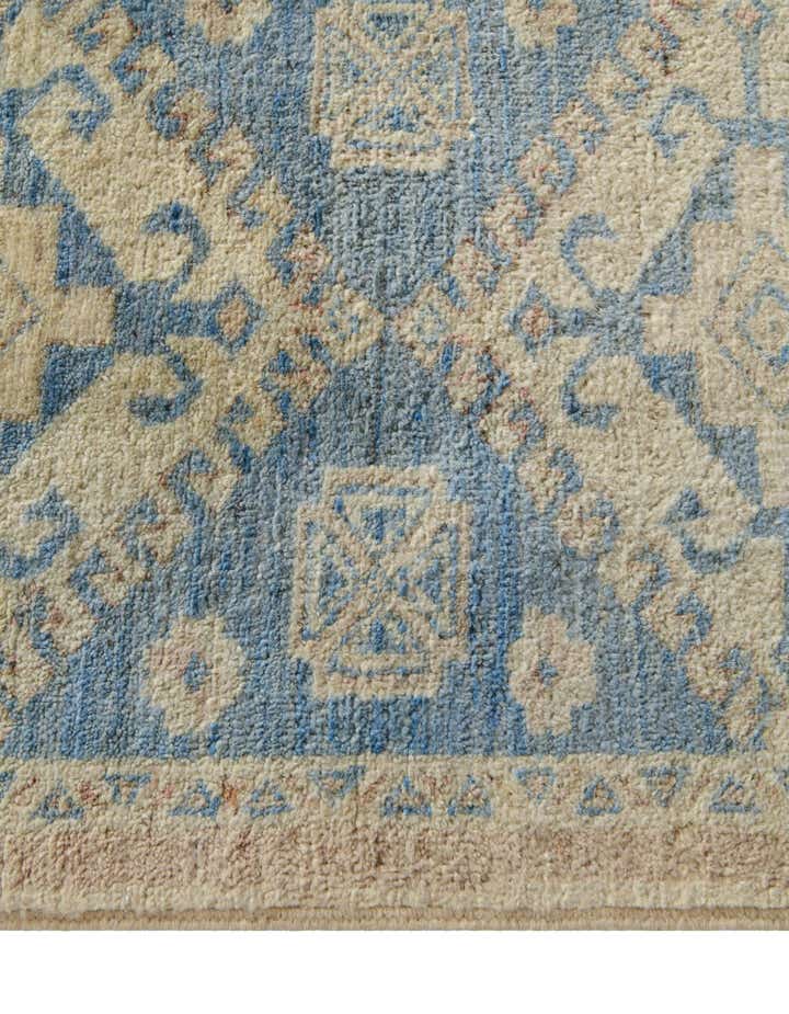 1' 10 x 11' 9 Hand Knotted Oushak Wool Runner Rug