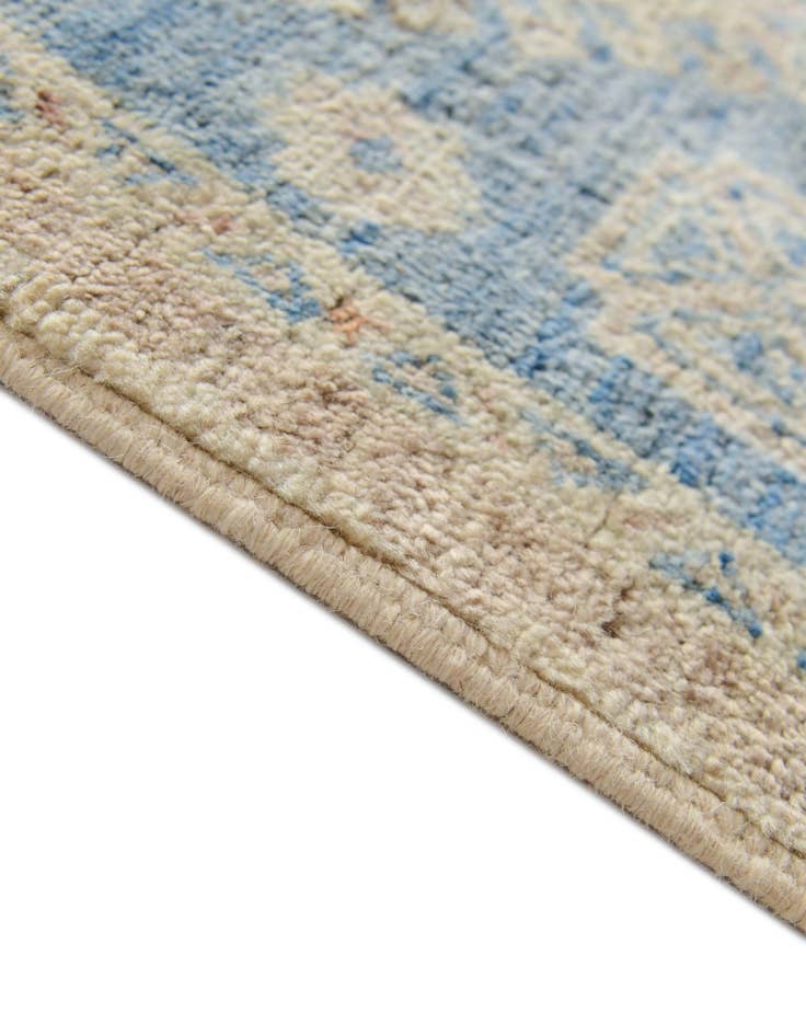 Detail image of 1' 10 x 11' 9 Hand Knotted Oushak Wool Runner Rug
