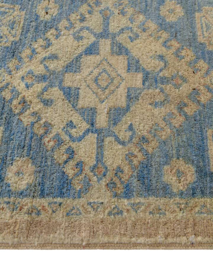 1' 9 x 11' 11 Hand Knotted Oushak Wool Runner Rug