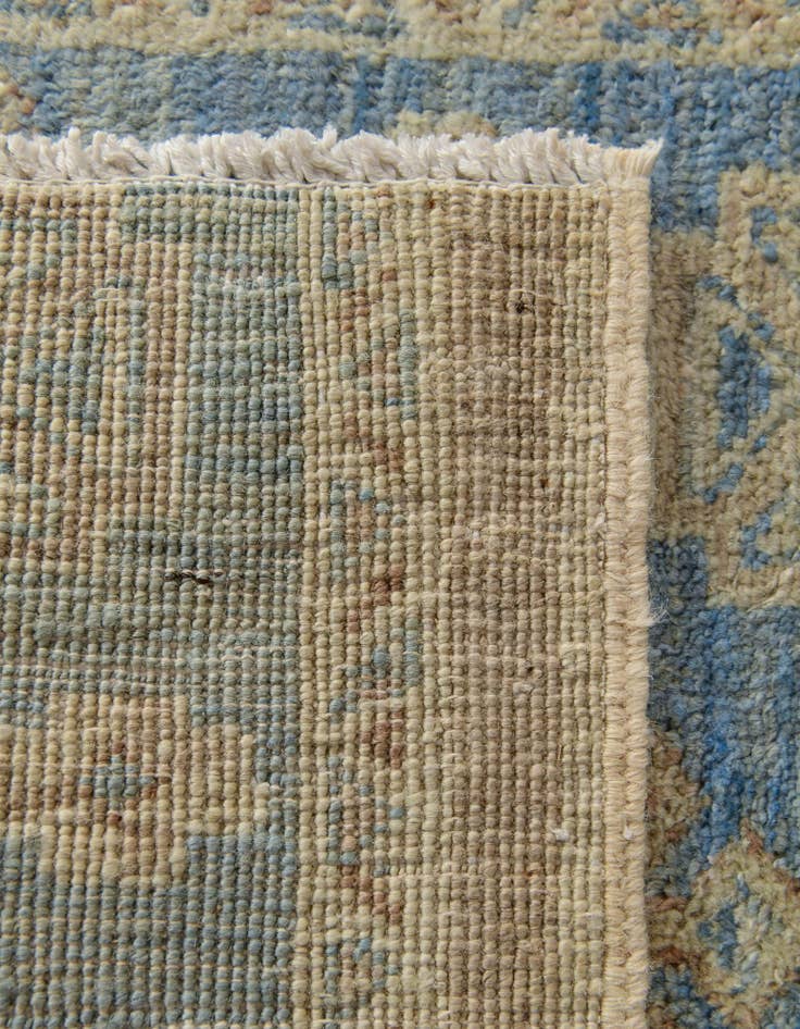 Detail image of 1' 9 x 11' 11 Hand Knotted Oushak Wool Runner Rug
