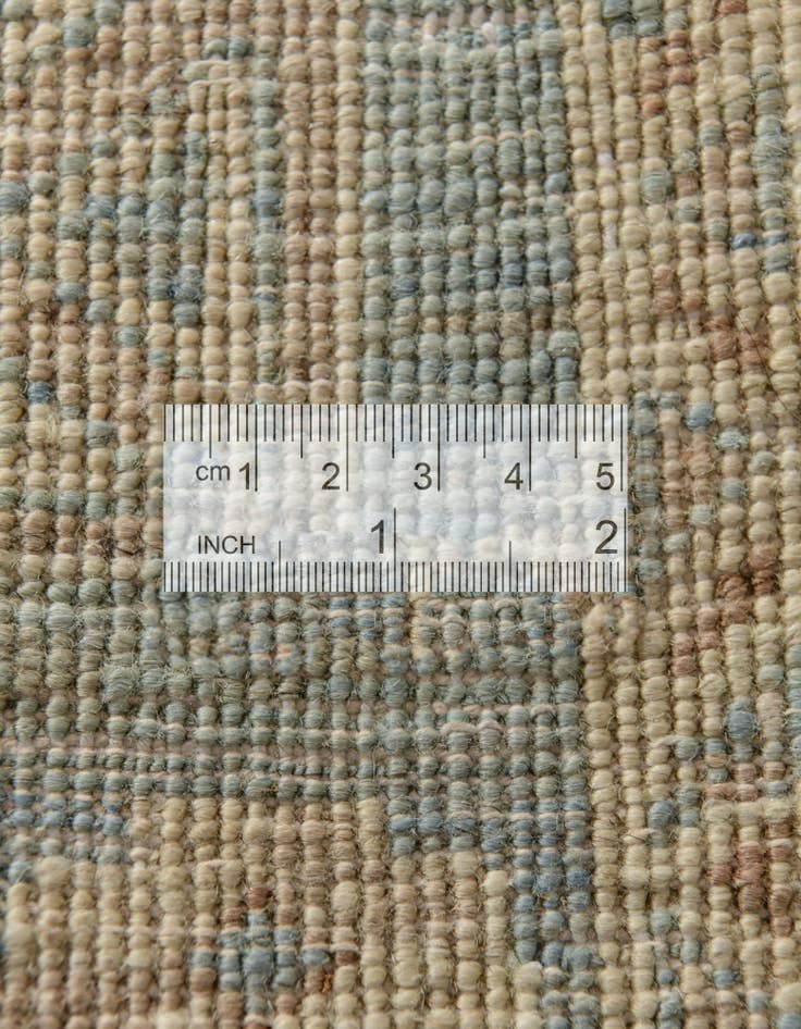 Detail image of 1' 9 x 11' 11 Hand Knotted Oushak Wool Runner Rug