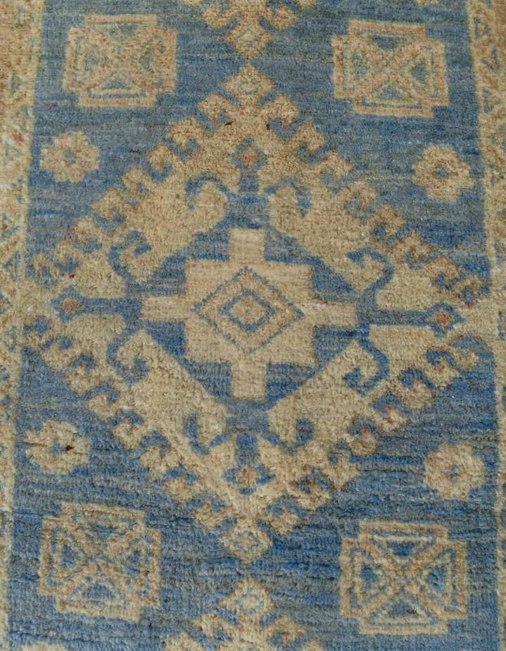 1' 9 x 11' 11 Hand Knotted Oushak Wool Runner Rug