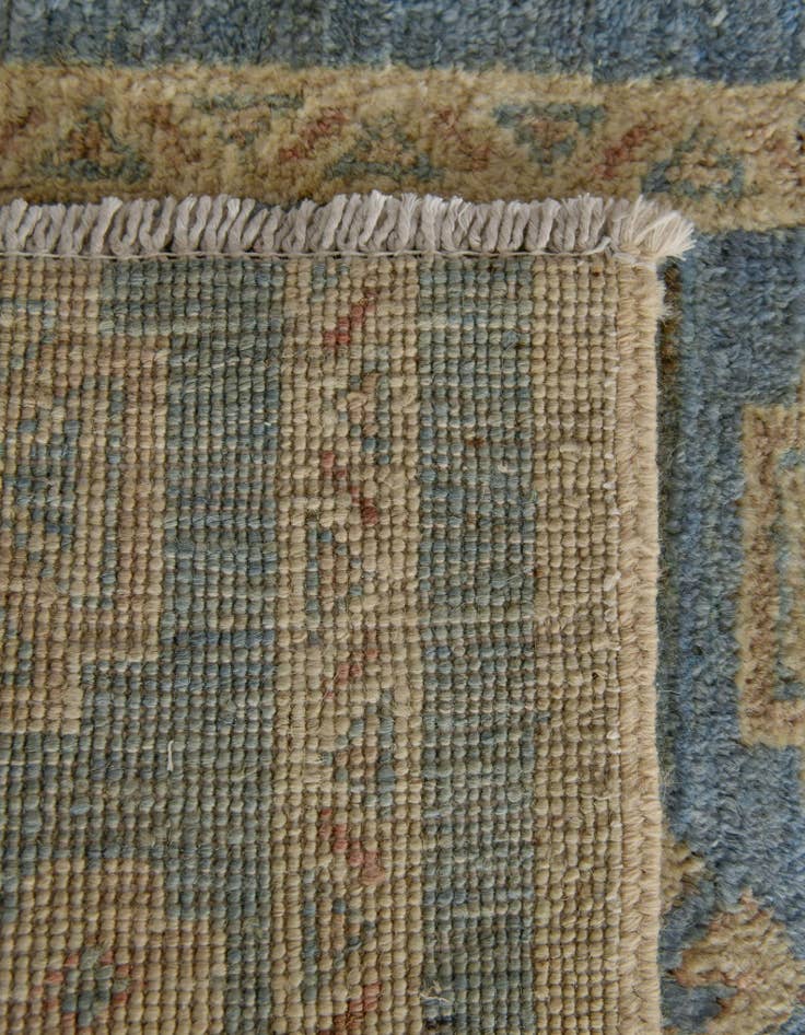 Detail image of 1' 10 x 11' 9 Hand Knotted Oushak Wool Runner Rug
