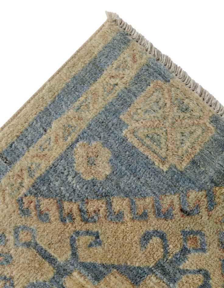 Detail image of 1' 10 x 11' 9 Hand Knotted Oushak Wool Runner Rug