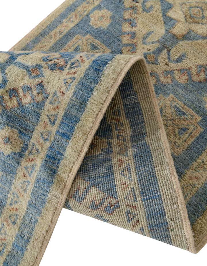1' 10 x 11' 9 Hand Knotted Oushak Wool Runner Rug