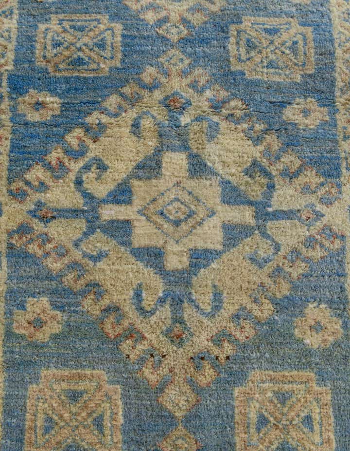 1' 10 x 11' 9 Hand Knotted Oushak Wool Runner Rug