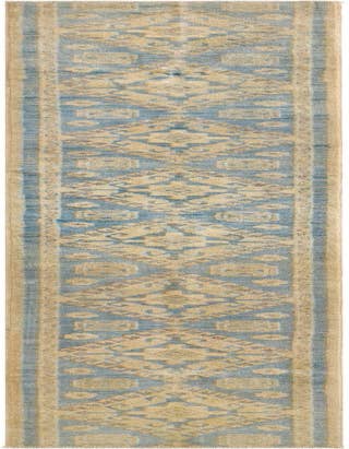 Detail image of 1' 10 x 11' 9 Hand Knotted Oushak Wool Runner Rug