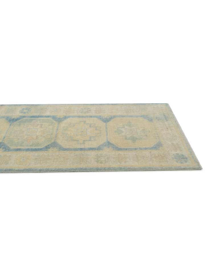 2' 10 x 10' Hand Knotted Oushak Wool Runner Rug
