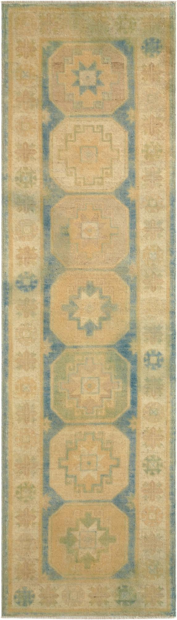 2' 10 x 10'  Hand Knotted Oushak Wool Runner Rug
