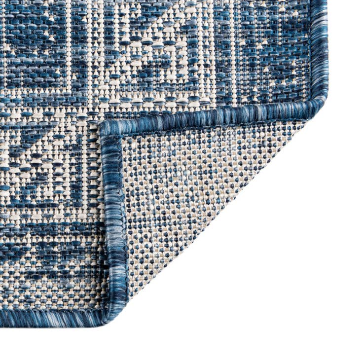 Detail image of 2' x 8' Easy-Clean Aztec Indoor / Outdoor Runner Rug